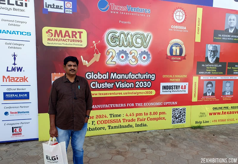 Bala Sundara attending INTEC 2024 International Machine Tools and Industrial Trade Fairs