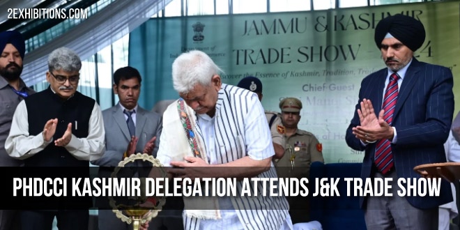 PHDCCI Kashmir delegation attends Jammu & Kashmir Trade Show 2024