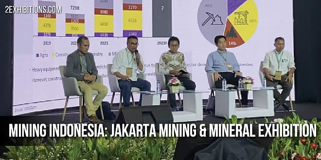 Mining Indonesia is Asia’s largest international mining equipment exhibition and provides a professional platform for Indonesia’s mining industry to do business.