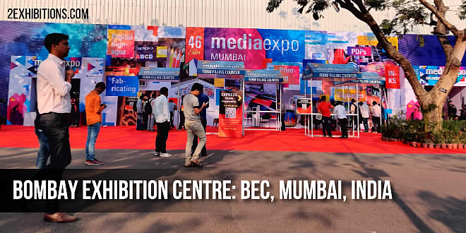 BEC, Mumbai is the largest and permanent exhibition centre, in the private sector, in India