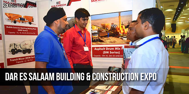 Africa's Prime Building & Construction Exhibition at Diamond Jubilee Expo Center in Dar es Salaam - Tanzania Capital City